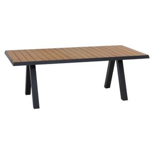 Siena Garden Tirana Gartentisch 200x100cm Aluminium/Teak