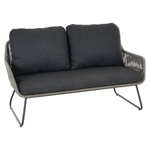 Siena Garden Kansas Loungebank Aluminium/Geflecht