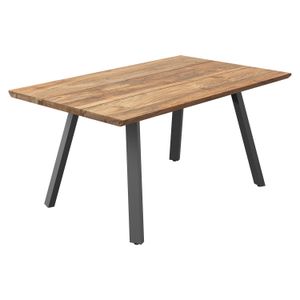 OUTLIV. Negara Gartentisch Edelstahl/Teak recycelt