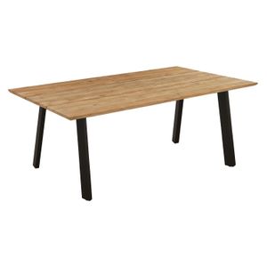 OUTLIV. Negara Gartentisch Edelstahl/Teak recycelt