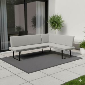 Niehoff Elba Diningsofa Stahl/Olefin