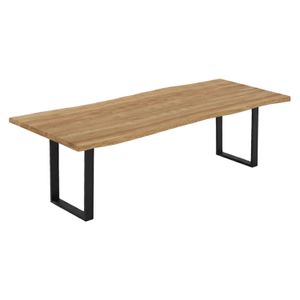 OUTLIV. Negara Gartentisch Edelstahl/Teak recycelt