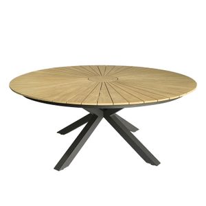 LC Garden Unicamo Gartentisch Aluminium/Teak