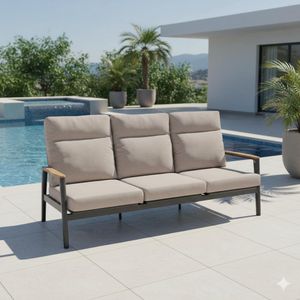 Siena Garden Cortina Gartenloungesofa verstellbar Aluminium/Rope/Polypropylen