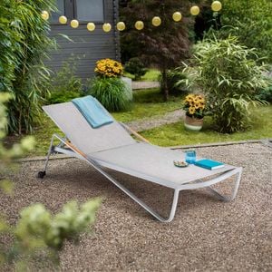 Kettler Diamond Gartenliege Aluminium/Outdoorgewebe