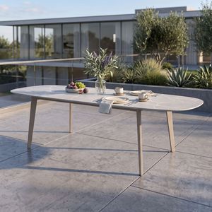 OUTLIV. Mia Ausziehtisch 220/320x100cm Aluminium