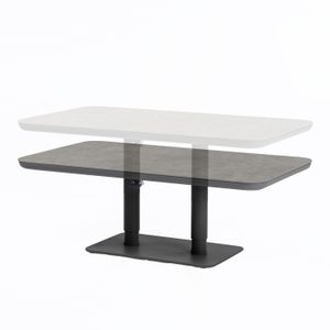 Zebra Move Lifttisch 140x80cm Aluminium/Keramik