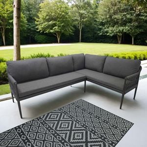 LC Garden Bari Ecklounge Aluminium/Rope