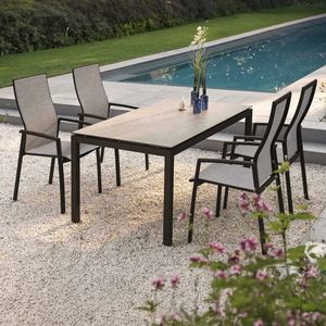 Stern Kari Gartenmöbel-Set M (4 Plätze) Tisch 160x90cm