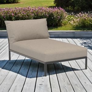 HOUE Level 2 Daybed Aluminium/Sunbrella