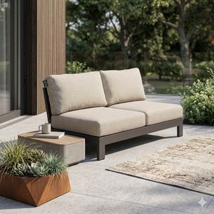 Apple Bee Sticks & More Gartenloungesofa Aluminium/Bee Wett