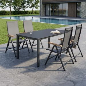 Kettler Cirrus Gartenmöbel-Set M (4 Plätze) Tisch 160x95cm