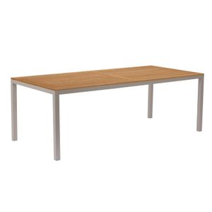 OUTLIV. Gartentisch Aluminium/Teak