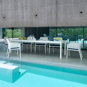 Nardi Net Gartenmöbel-Set 7-tlg. Tisch 140/210x85cm