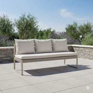 Stern Tammo Diningsofa Aluminium/Rope/Outdoorstoff
