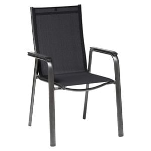 Kettler Cirrus Silver-Line Stapelsessel Aluminium/Outdoorgewebe