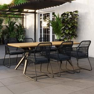 OUTLIV. Verona Gartenmöbel-Set 7-tlg. Tisch 220x100cm