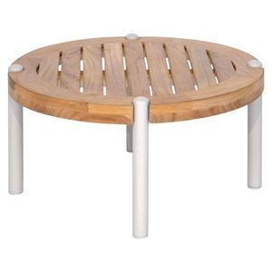 Stern Taro Beistelltisch Garten Aluminium/Teak
