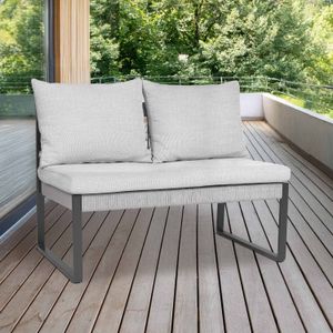 Stern Tammo Diningsofa Aluminium/Rope/Outdoorstoff
