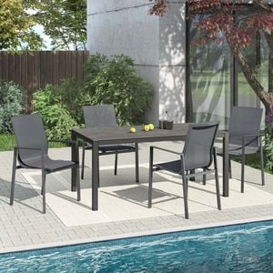 OUTLIV. Atlanta Gartenmöbel-Set M (4 Plätze) Tisch 160x90cm