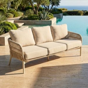 LC Garden Terano Diningsofa Low Dining Aluminium/Rope/Olefin