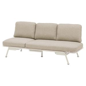 Zebra Somerset Diningsofa Aluminium/Sunproof