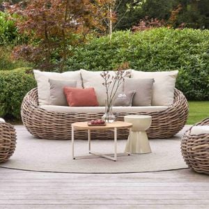 Apple Bee Cocoon Gartensofa Polyrattan/Bee Wett