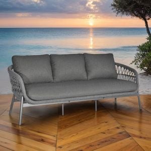 LC Garden Bari Gartenloungesofa Aluminium/Rope