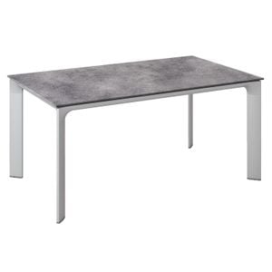 Kettler Diamond Gartentisch 140x70cm Aluminium/HPL