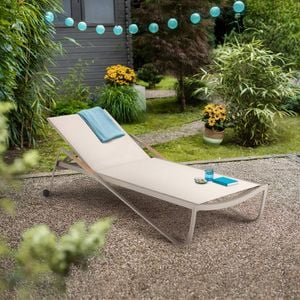 Kettler Diamond Gartenliege Aluminium/Outdoorgewebe
