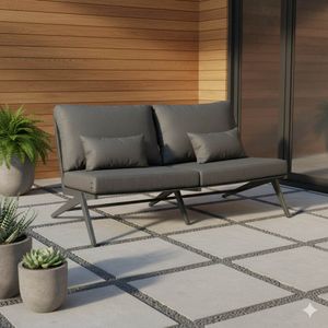Stern Jackie Gartenloungesofa Aluminium/Polyacryl