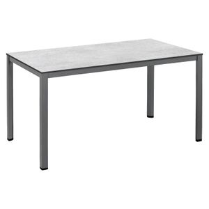 Kettler Cubic Gartentisch 140x70cm Aluminium/HPL