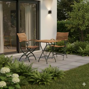 4Seasons Bellini Gartenmöbel-Set S (2 Plätze) Tisch 70x70cm