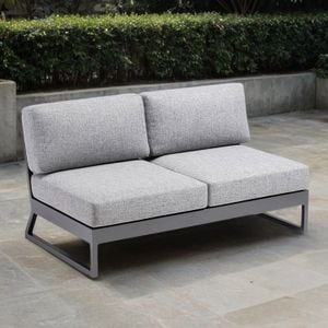Kettler Ocean Skid Platform Gartensofa Aluminium/Olefin