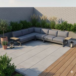 Kettler Ocean Skid Platform Ecklounge Aluminium/Agora
