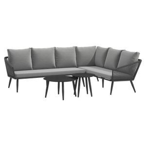 OUTLIV. Alex Ecklounge inkl. Loungetische Aluminium/Rope/Olefin