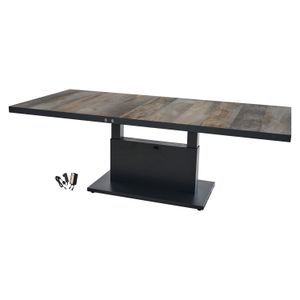 Siena Garden Talina+ Lifttisch elektr. höhenverstellbar Aluminium/Keramikfliese