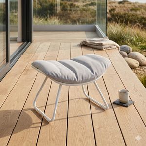 Solpuri Chill Loungehocker Aluminium/Acryl