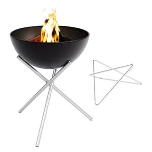 höfats BOWL 70 Feuerset flex Edelstahl/Stahl