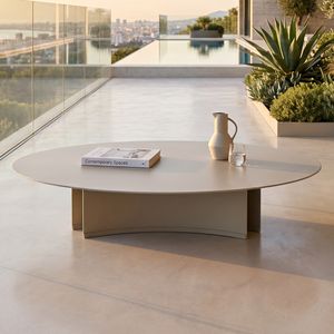 ROOLF Living Dolly Loungetisch Aluminium