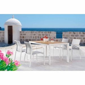 Best Paros Gartenmöbel-Set M (4 Plätze) Tisch 160x90cm