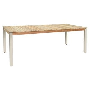 Zebra Derex Gartentisch 220x100cm Aluminium/Teak