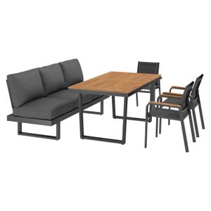 OUTLIV. Atlanta Gartenmöbel-Set L verstellbar (6 Plätze) Tisch 160x90cm