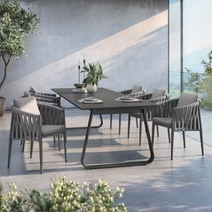 OUTLIV. Lena Gartenmöbel-Set L (6 Plätze) Tisch 280x100cm
