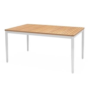 LifestyleGarden Topaz Gartentisch Aluminium/Teak