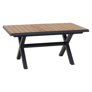 Siena Garden Sincro Ausziehtisch Aluminium/Teak