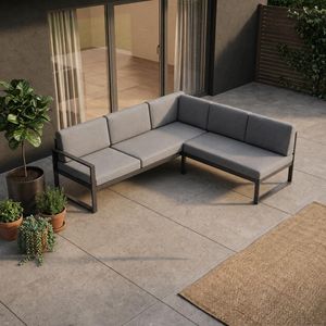 Sieger Adelaide Ecklounge Aluminium/Sunproof