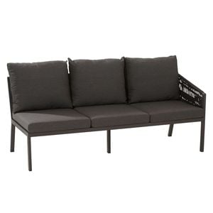 4Seasons Taste Cruz Cosy Gartensofa links Aluminium/Rope/Olefin