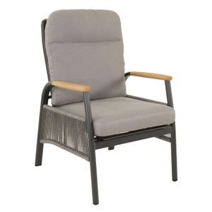 OUTLIV. Valencia Gartensessel Aluminium/Rope mit Sitz- und Rückenkissen