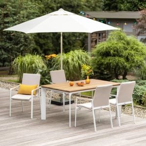 Kettler Diamond Gartenmöbel-Set M (4 Plätze) Tisch 160x95cm